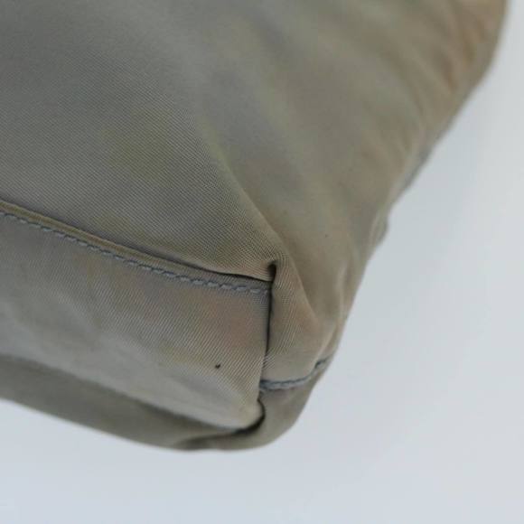 PRADA Hand Bag Nylon Gray Auth 68871 - Picture 14 of 16